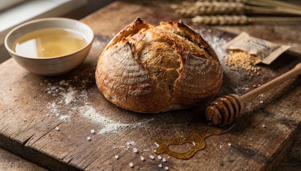 Brot ohne Kneten, mit diesem Topf-Trick gelingt ein Bauernbrot wie aus der Holzofenbäckerei