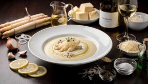 Spargelcremesuppe wie im Sternerestaurant: Die geheime Zutat ist Parmesan!