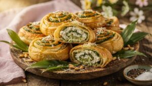 Bärlauch-Schnecken aus dem Airfryer, fertig in 12 Minuten – perfekt als Osterbrunch-Snack