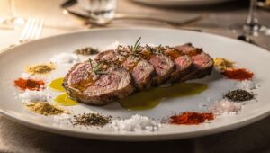 Lammlachse aus dem Airfryer, rosa und zart in nur 14 Minuten servierfertig