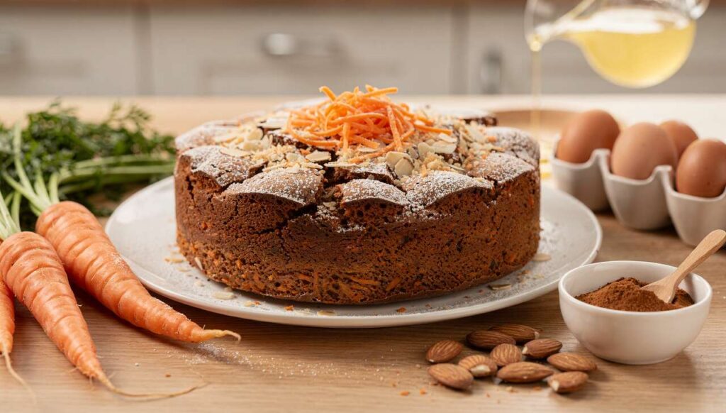 Rüblikuchen ohne Mehl, saftig und in 40 Minuten fertig – auch Kinder lieben ihn