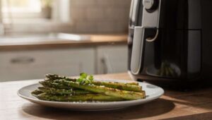 Warum Spargel in der Heißluftfritteuse besser schmeckt als im Topf – Profikoch erklärt es