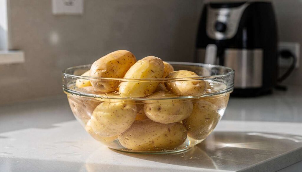 Warum du Kartoffeln vor dem Airfryer in kaltes Wasser legen solltest…